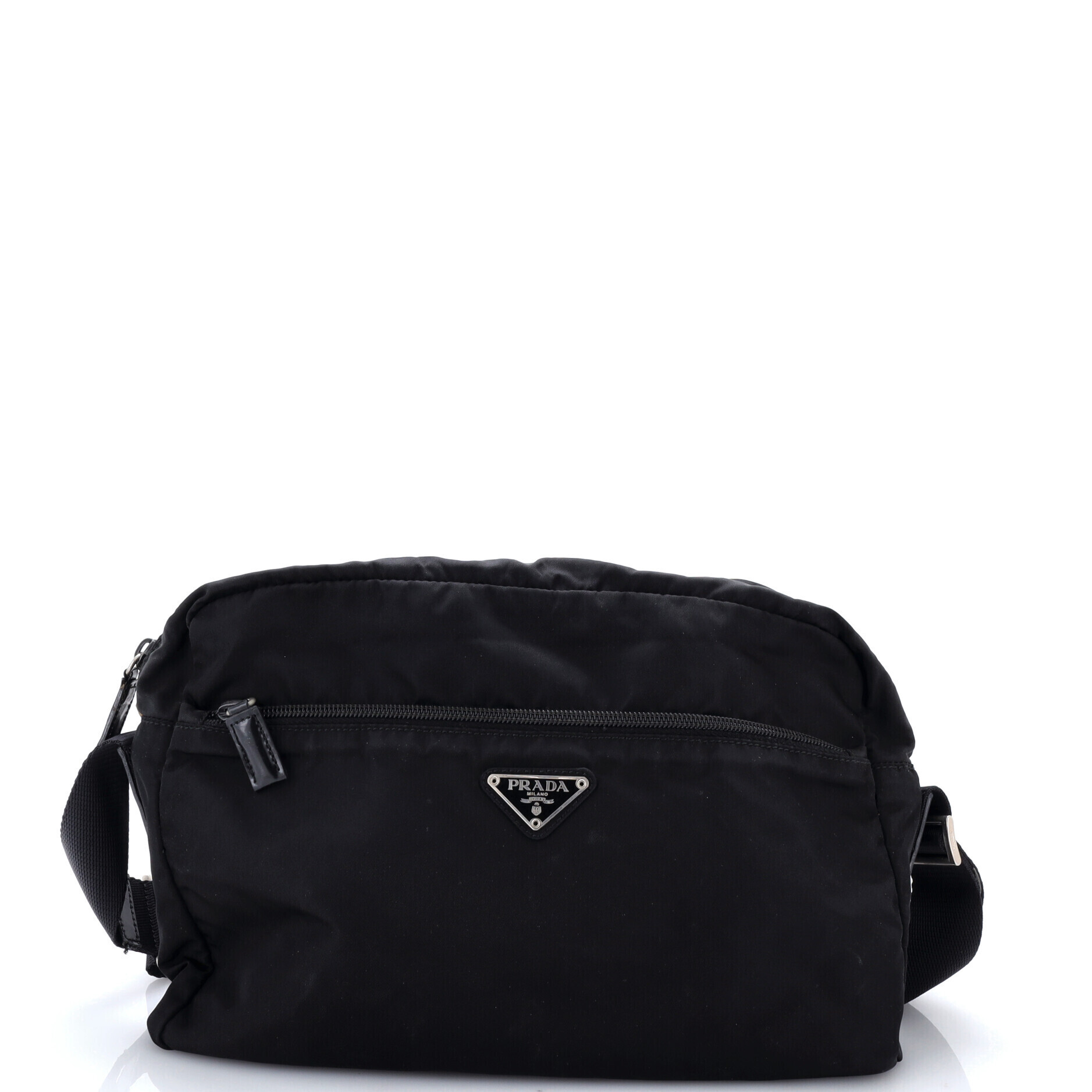 Prada Medium Front Pocket Camera Bag Tessuto